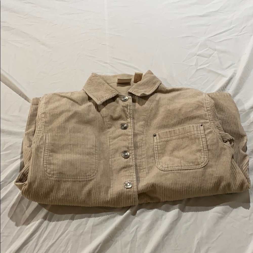 Vintage Corduroy jacket, beige, Large